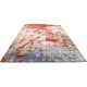 Ekskluzywny dywan jedwabny z Nepalu deseń abstrakcyjny vintage 250x300cm luksus jedwab z bananowca i wełna 