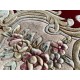 Piękny dywan Aubusson z Chin 200x300cm 100% wełna ręcznie rzeźbione kwiaty czerwony