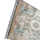Piękny dywan Aubusson z Chin 183x274cm 100% wełna ręcznie rzeźbione kwiaty beżowo-zielony