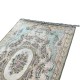 Piękny dywan Aubusson z Chin 183x274cm 100% wełna ręcznie rzeźbione kwiaty beżowo-zielony