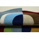 Nowoczesny beżowy, kolorowuy dywan do salonu 100% wełniany tafting 160x230cm unikatowy design