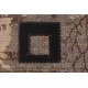 Wełna owcza dobrego gatunku dywan Gabbeh Loribaft patchwork vintage brązowy beżowy ok 200x300cm Indie