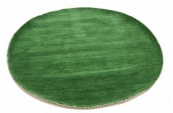 100% wełna gruby dywan Gabbeh  handloom z Indii zielony 250x250cm