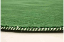 100% wełna gruby dywan Gabbeh  handloom z Indii zielony 250x250cm