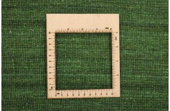 100% wełna gruby dywan Gabbeh  handloom z Indii zielony 250x250cm
