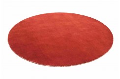 100% wełna gruby dywan Gabbeh  handloom z Indii żółty 150x150cm
