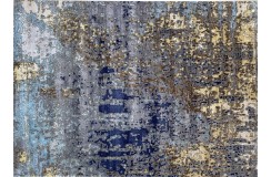 Unikatowy dywan jedwabny / wełniany z Nepalu deseń vintage 250x300cm luksus