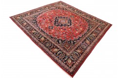 Luksusowy salonowy dywan Meszhed z Iranu 100% wełniany 300x300cm