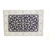 Ręcznie tkany dywan Nain 12lah kashmar z Iranu 200x300cm granatowy