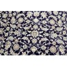 Ręcznie tkany dywan Nain 12lah kashmar z Iranu 250x350cm granatowy