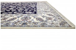 Ręcznie tkany dywan Nain 12lah kashmar z Iranu 250x350cm granatowy