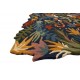  Wycinany niereguralny dywan Optimistic Jungle GC-350 Blue, 100% wełna, ręcznie wykonany