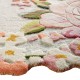  Wycinany niereguralny dywan Optimistic Blossom Garden GC-125 White, 100% wełna, ręcznie wykonany