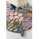  Wycinany niereguralny dywan Optimistic Floral Oviform GC-502 Multi, 100% wełna, ręcznie wykonany