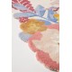  Wycinany nieregularny dywan Optimistic Florescence GC-446 White, 100% wełna, ręcznie wykonany