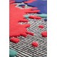Okrągły niereguralny dywan Colorful Splash GD-80 Multi, 100% wełna, ręcznie wykonany