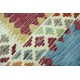 Kolorowy dywan kilim ręcznie wiązany 200x290cm z Afganistanu Chobi  100% wełna dwustronny vintage nomadyczny