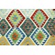 Kolorowy dywan kilim ręcznie wiązany 200x290cm z Afganistanu Chobi  100% wełna dwustronny vintage nomadyczny