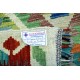 Kolorowy dywan kilim ręcznie wiązany 200x290cm z Afganistanu Chobi  100% wełna dwustronny vintage nomadyczny