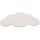 Piękny dywan w kształcie chmurki Obsession Luna 856 cream super soft 71x106cm 100% mikropoliester, szary, dla dzieci