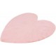 Piękny dywan w kształcie serca Obsession My Luna 859 powder pink super soft 86x86cm 100% mikropoliester, różowy, dla dzieci