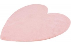 Miękki dywan poliestrowy serce - dla dzieci - Obsession Luna 859 pink