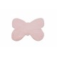 Piękny dywan w kształcie motyla Obsession My Luna 850 powder pink super soft 86x86cm 100% mikropoliester, różowy, dla dzieci