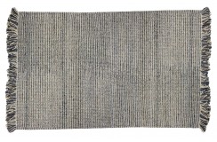 LUKSUSOWY niezwykły dywan BRINKER FEEL GOOD CARPETS NOA Grijs wełna filcowana i wiskoza 160x230cm