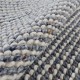 LUKSUSOWY niezwykły dywan BRINKER FEEL GOOD CARPETS NOA Grijs wełna filcowana i wiskoza 160x230cm