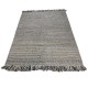 LUKSUSOWY niezwykły dywan BRINKER FEEL GOOD CARPETS NOA Grijs wełna filcowana i wiskoza 160x230cm