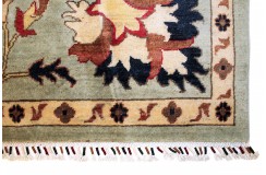Królewska zielony dywan Kazak tkany ręcznie przez Nomadów 250x300cm