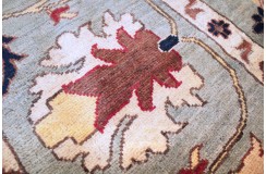 Królewska zielony dywan Kazak tkany ręcznie przez Nomadów 250x300cm