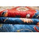 Dywan Ziegler Arijana Klassik Oushak 100% wełna kamienowana ręcznie tkany luksusowy ok 245x305cm klasyczny niebieski