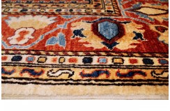 Dywan Ziegler Farahan Klassik 100% wełna kamienowana ręcznie tkany luksusowy ok 200x300cm klasyczny czerwony