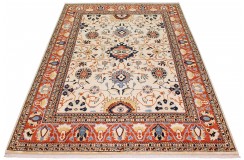 Dywan Ziegler Farahan Klassik 100% wełna kamienowana ręcznie tkany luksusowy ok 200x300cm klasyczny czerwony