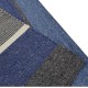 Dwustronny niezwykły dywan BRINKER FEEL GOOD CARPETS Kjul Blue 100% wełna filcowana 170x230cm płasko tkany