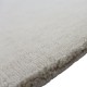 Beżowy gładki nowoczesny dywan Brinker Feel Good Carpets Gabbeh Loom Berber White 170x230cm