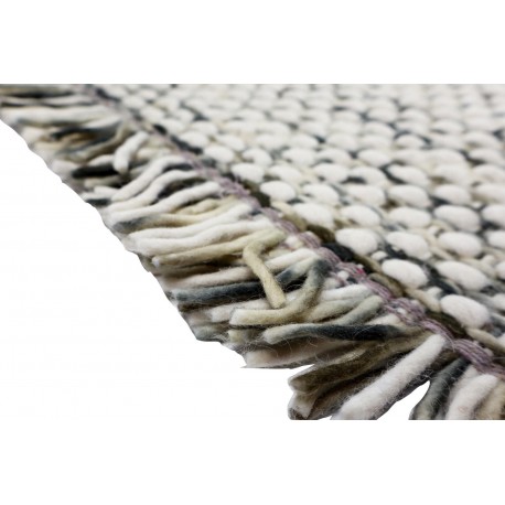 Zaplatany dywan Brinker Carpets Sunshine 01 Grey Multi 200x300cm 100% wełna owcza filcowana wart 3 950 zł