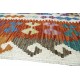 Kolorowy dywan kilim ręcznie wiązany 150x200cm z Afganistanu Maimane Chobi  100% wełna dwustronny vintage nomadyczny