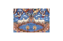 Klasyczny perski dywan z Iranu 300x400cm Kaszmar w kwatery królewski