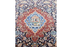 Klasyczny perski dywan z Iranu 300x400cm Kaszmar w kwiaty królewski