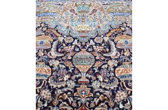 Klasyczny perski dywan z Iranu 300x400cm Kaszmar w kwiaty królewski