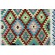 Kolorowy dywan kilim ręcznie wiązany 132x195cm z Afganistanu Maimane Chobi  100% wełna dwustronny vintage nomadyczny