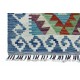 Kolorowy dywan kilim ręcznie wiązany 132x195cm z Afganistanu Maimane Chobi  100% wełna dwustronny vintage nomadyczny