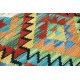 Kolorowy dywan kilim ręcznie wiązany 128x174cm z Afganistanu Maimane Chobi  100% wełna dwustronny vintage nomadyczny