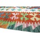 Kolorowy dywan kilim ręcznie wiązany 128x174cm z Afganistanu Maimane Chobi  100% wełna dwustronny vintage nomadyczny