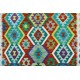 Kolorowy dywan kilim ręcznie wiązany 132x174cm z Afganistanu Maimane Chobi  100% wełna dwustronny vintage nomadyczny