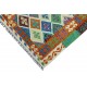 Kolorowy dywan kilim ręcznie wiązany 124x195cm z Afganistanu Maimane Chobi  100% wełna dwustronny vintage nomadyczny