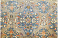 Królewska zielony dywan Kazak tkany ręcznie przez Nomadów 250x300cm