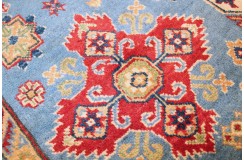 Królewska zielony dywan Kazak tkany ręcznie przez Nomadów 20x300cm